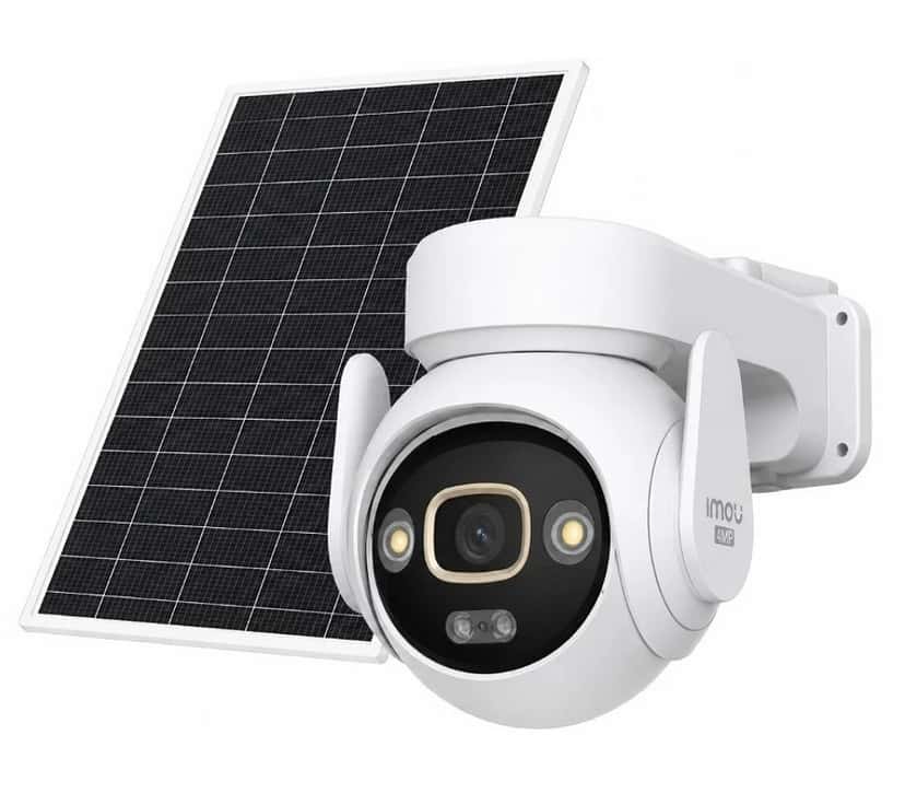 Imou 4G + WiFi belaidė stebėjimo kamera Imou AOV PT 4K SA7E-T-8MP su 8W saulės baterija