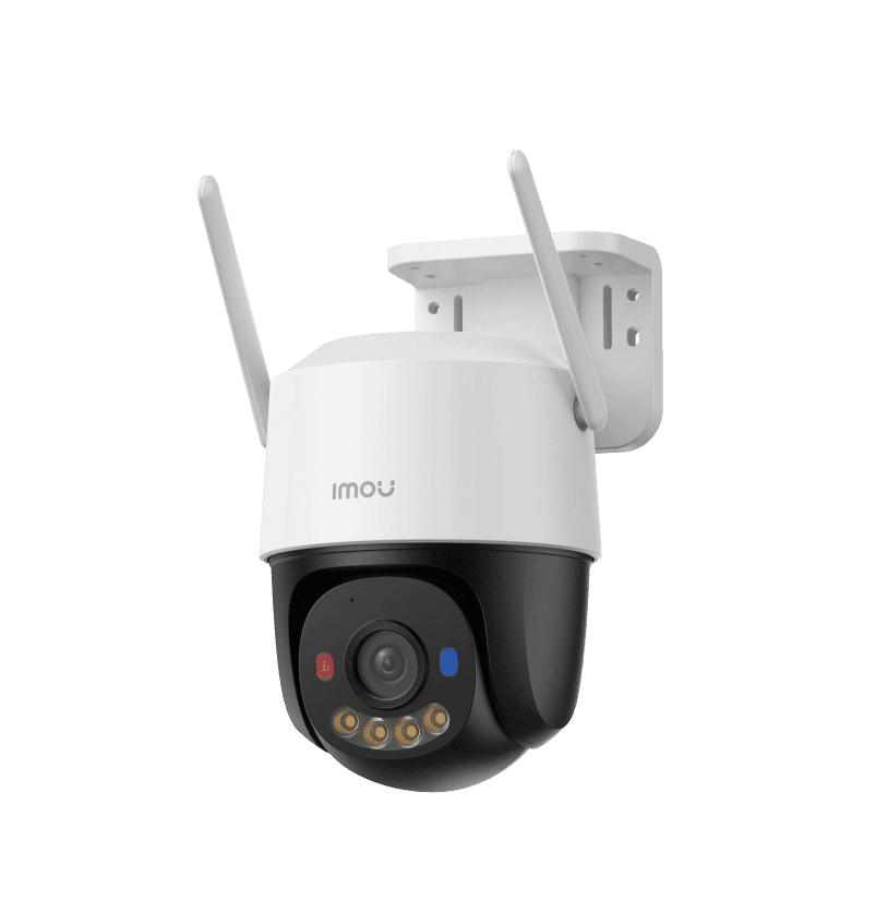 IMOU kamera Cruiser SC 4G K7FP-5H0TE-EU 5MP – priekinis vaizdas su sukiojamu objektyvu ir 4G antena.