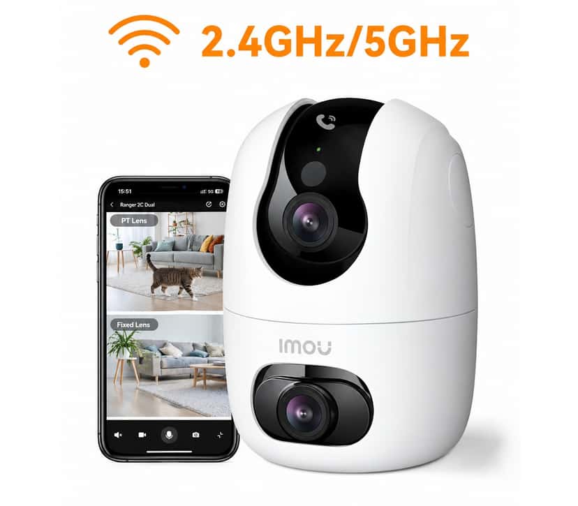Imou Vidaus stebėjimo kamera IMOU Ranger 2C Dual 10MP, S20CP-10M0S - vaizdas 1 iš 5