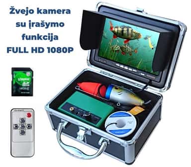 Generic Povandeninė žvejo kamera su 7" IPS monitoriumi