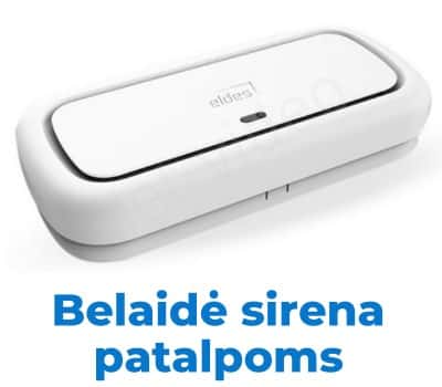 Belaidė sirena patalpoms - Pitbull Pro, pagrindinis vaizdas, rodantis modernų ir kompaktišką dizainą, tinkantį bet kokiam interjerui.