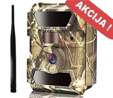 Automatinė GSM kamera 3.5IM – priekinis vaizdas su naktinio matymo jutikliais ir judesio detekto