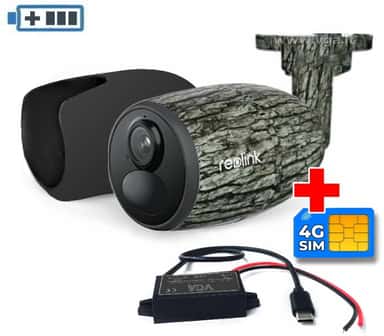 Reolink Go G330 4G kamera – pagrindinis vaizdas. Autonominė lauko kamera su SIM kortele, skirta