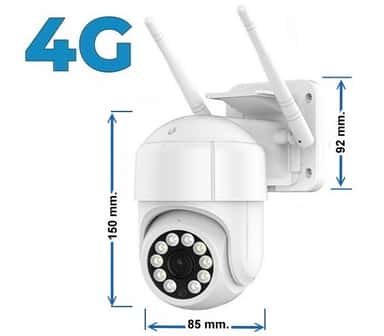 4G kamera su žmogaus aptikimo funkcija – pagrindinis vaizdas, rodantis lauko kamerą su SIM korte
