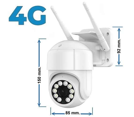 4G kamera su žmogaus aptikimo funkcija – pagrindinis vaizdas, rodantis lauko kamerą su SIM kortele, skirtą sodybos apsaugai.