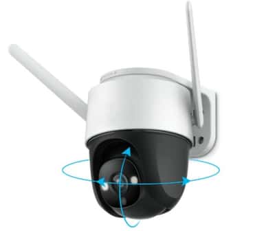 4MP WiFi kamera su žmogaus aptikimo funkcija – pagrindinis vaizdas, rodantis modernią, valdomą k