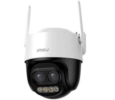 IMOU Cruiser Z 5MP: Lauko Kamera 12x Zoom. AI – pagrindinis vaizdas, išryškinantis hibridinę PTZ
