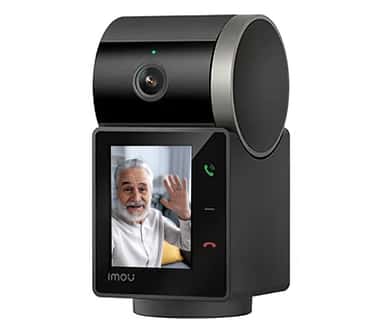 Kamera senjorams Rex VT PRO 5MP IPCS2-VBP – priekinis vaizdas su ekranu