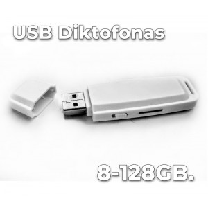 Diktofonas - atmintinė - USB