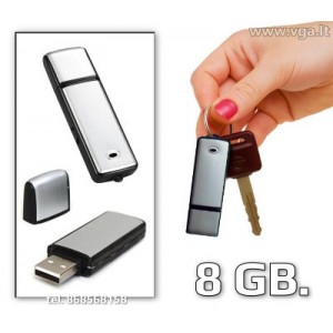Diktofonas USB atmintinė - 8GB.