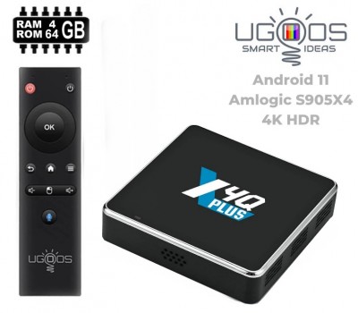 Android TV priedėlis Ugoos X4Q PLUS