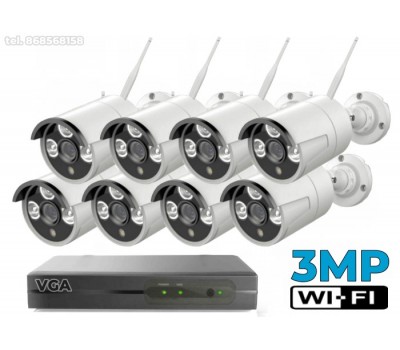 Belaidė vaizdo stebėjimo sistema W3MP8