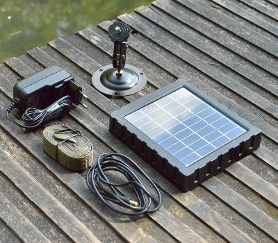 Saulės baterija medžioklės kamerai